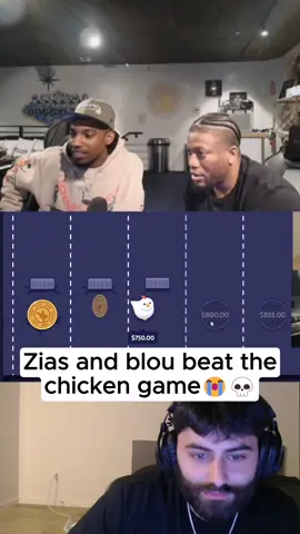 Zuas and Blou played the chicken game #kickstreaming 