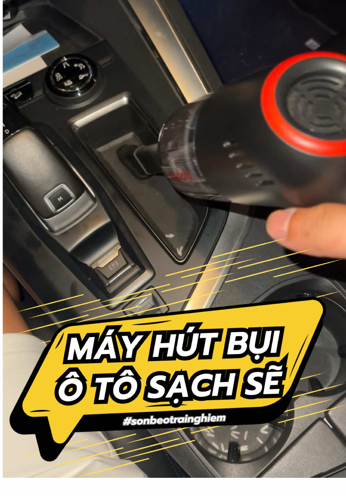 Bác nào có xe ô tô nên có 1 em này ở trong xe cho chủ động vì không phải lúc nào cũng đi rửa xe được. #sonbeotrainghiem #mayhutbuicamtay #mayhutbui #mayhutbuicamtaymini 