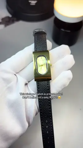 Vintage vibes, classy look! Grab this elegant women’s watch  #vintagewatch #watchforwomen #watch #fyp 