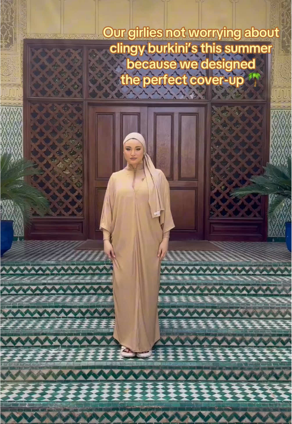 Our Golden Desert Collection is now online for pre-order 🐪 @OULFAXOUL #fyp #voorjou #pourtoi #burkini #muslima #muslimahhijrah #modestfashion #furdich 