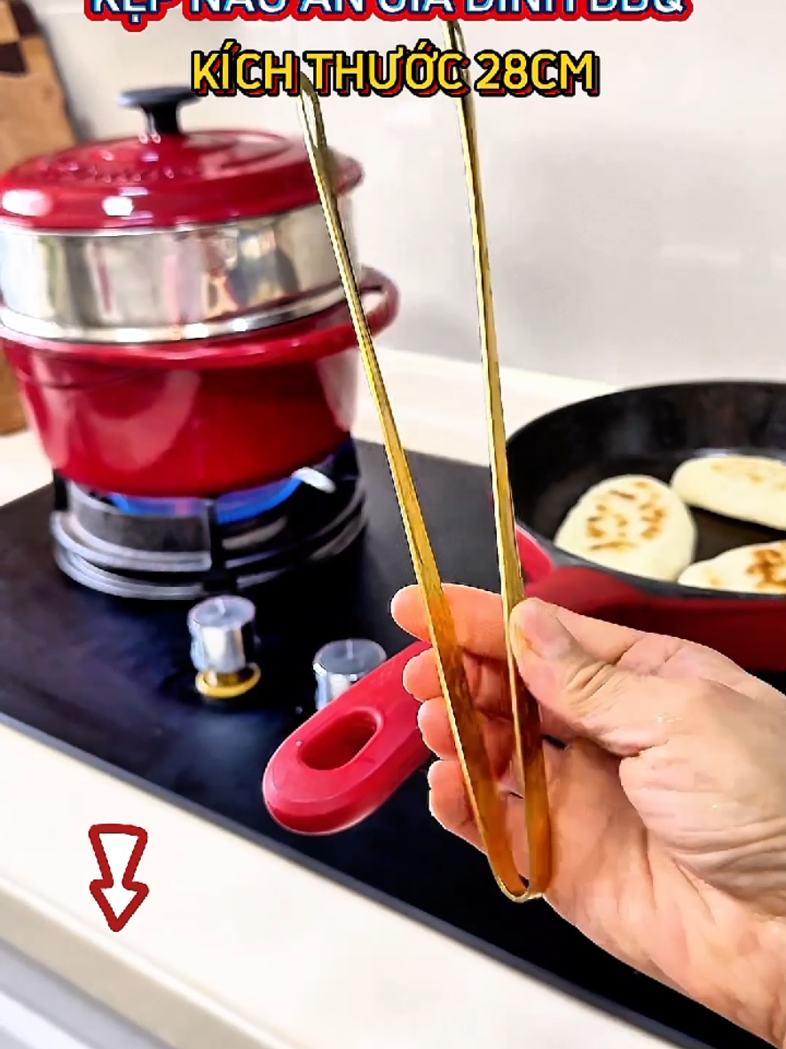 Kẹp gắp thực phẩm BBQ chất liệu thép không gỉ#kepgapthucpham #giadung_giadinh01 #cuahangdodungnhabep1 #xuhuongtiktok 