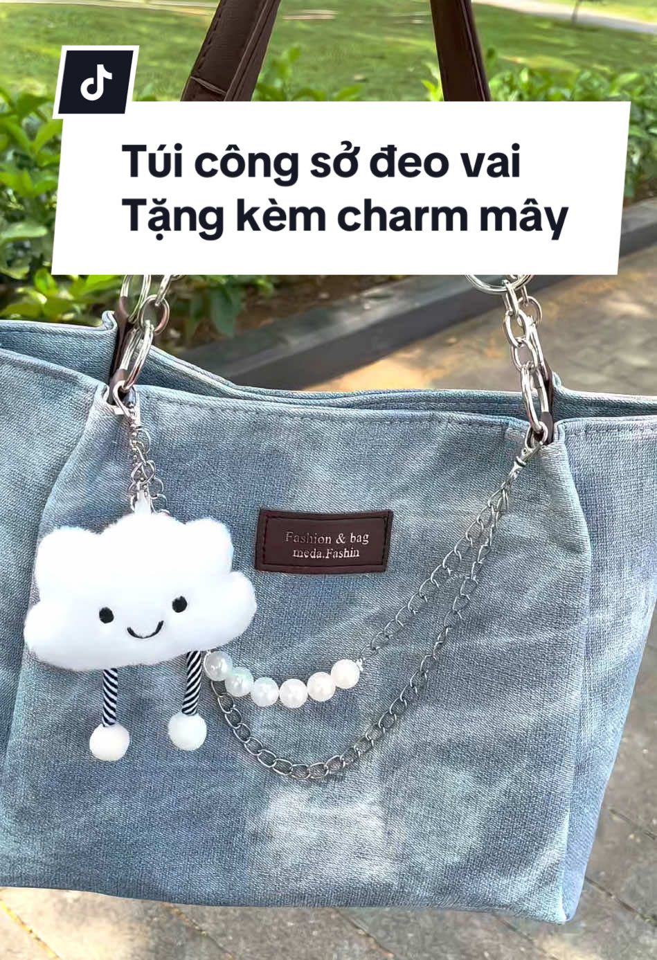 Túi công sở đeo vai , tặng kèm charm mây và dây ngọc #tuicongso #tuicongsonu #tuidichoi #tuidihoc #tuidilam #tuikepnach #tuideovai #tuideovainu #tuihottrend #tuixinh #tuidep #tuixachxinh #tuidunglaptop 