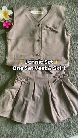Jennie Set 1-4 tahun🌸 #oneset #setelananak #bajuanakperempuan 