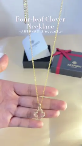 four-leaf Clover necklace for women #necklace #fourleafclovernecklace #clovernecklace #trending #viral @ARTPHRO.PH 