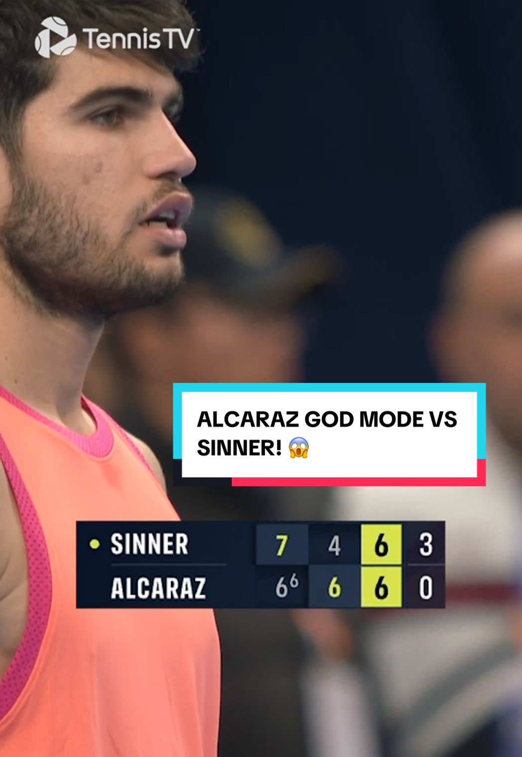 When Alcaraz went GOD MODE vs Sinner in Beijing! 🔥 #tennis #tennistv #atptour #carlosalcaraz #janniksinner