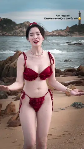 Anh ra giá đii… Em sẽ mua sự độc thân của anhh ☺️ #86binhthuan #xuhuong #typ #bikiniđibiển 