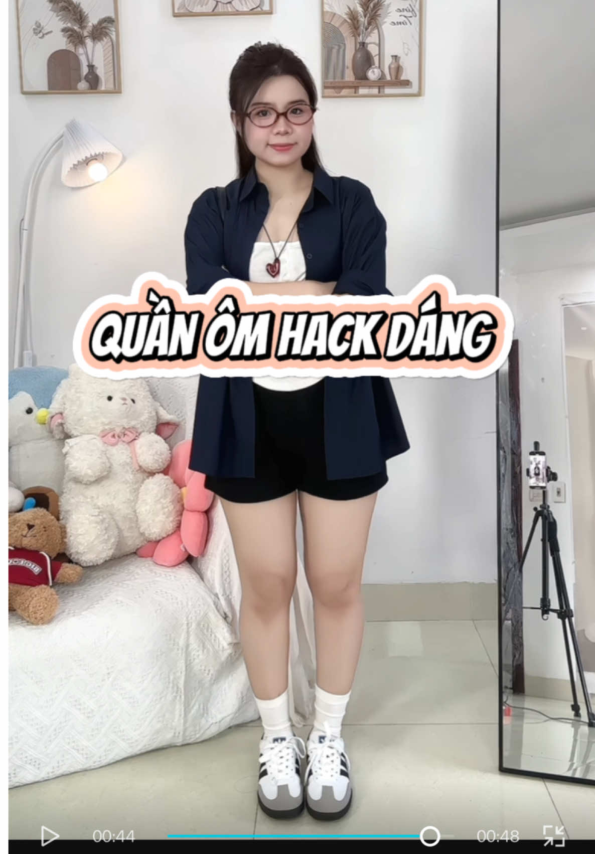 Quần ôm hack dáng #trendingtiktok #xuhuong #thoitrang #bigsize #đùito #huyền1m52 