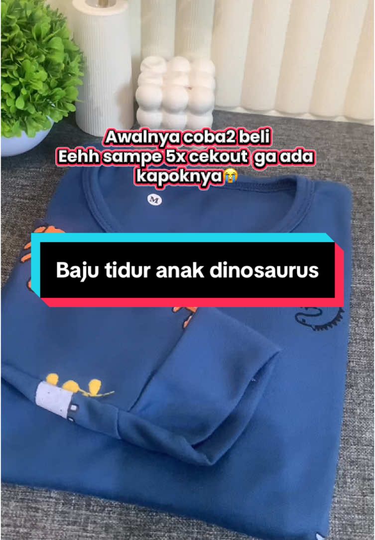 CO terus CO terus gak ada bosennya😭 #bakutiduranak#bajutidurdino#piyamaanak#fyp 