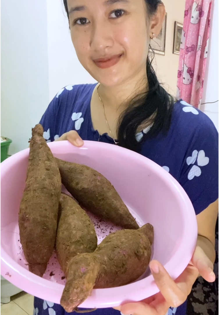 Keripik ubi ungu coklat 