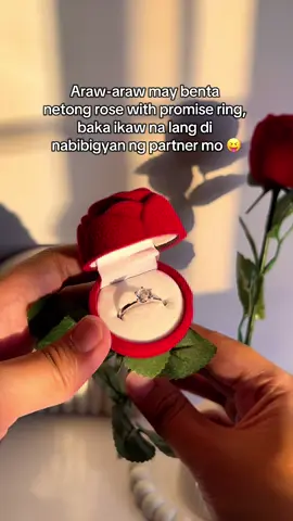Araw-araw may benta netong rose with promise ring, baka ikaw na lang di nabibigyan ng partner mo 😜 #rosewithpromisering #promisering #giftforher #forher #girlfriendgift #giftideas #tiktokfindsph 