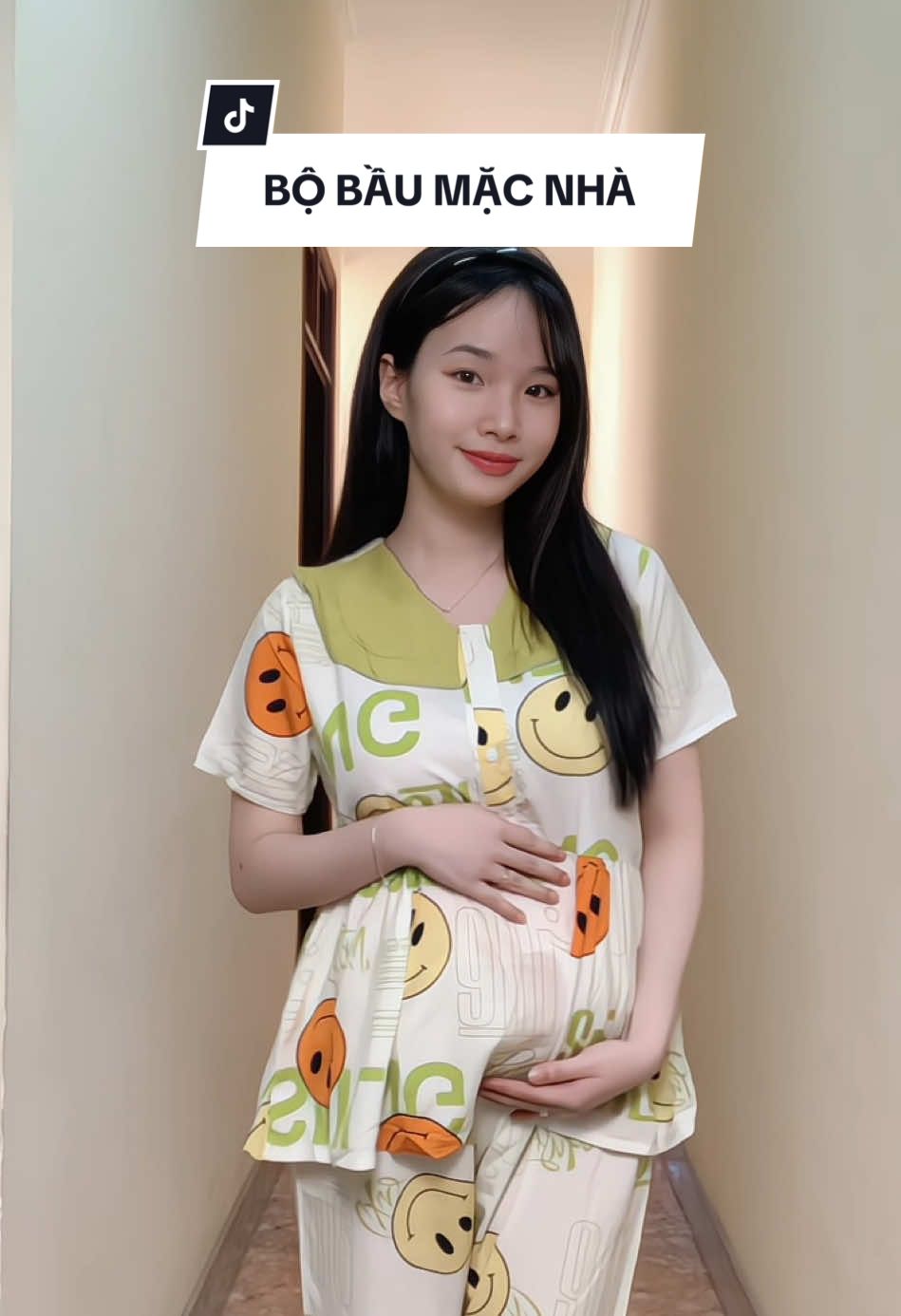Bộ bầu mặc nhà vải lanh siu mát luôn nha, bộ này sau sinh vẫn mặc okela lém #fyp #viral #xuhuong #mebau #dobauxinh #bobauvasausinh #bobaumacnha #mangthai #mevabe 