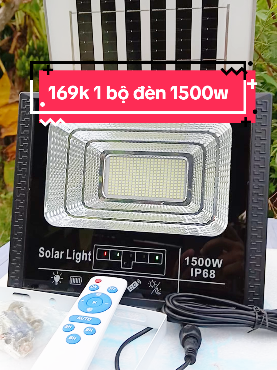 đèn năng lượng mặt trời 1500w#suhuongtiktok #shopphukiengiare70 