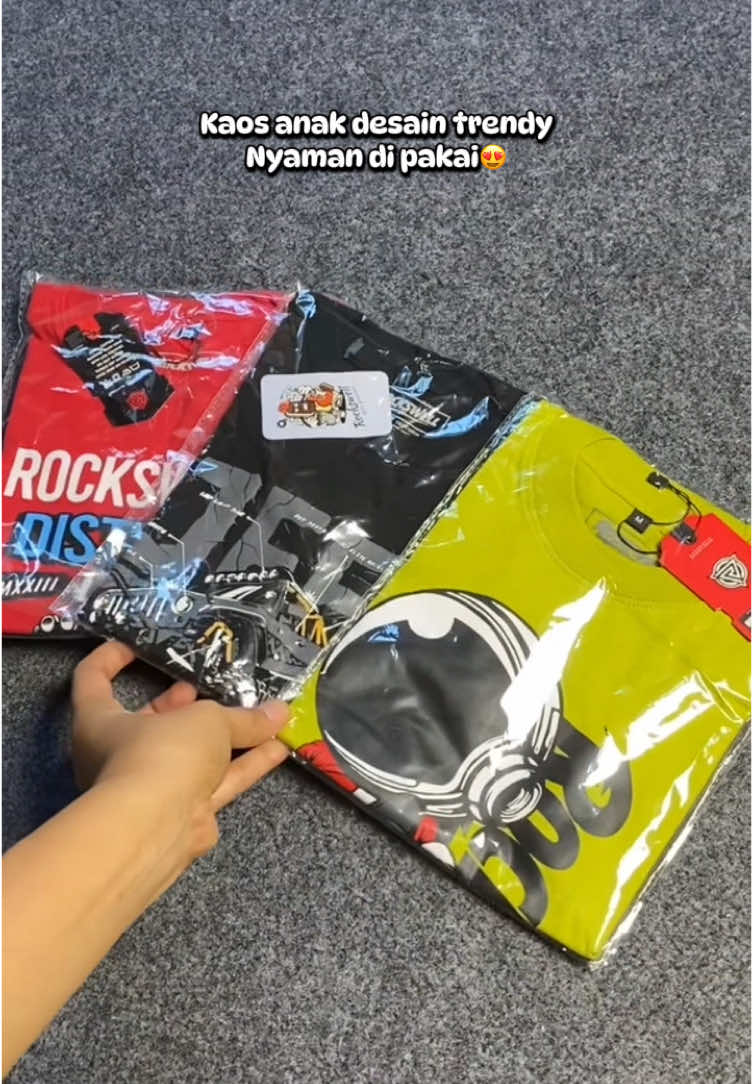 Wajib punya sii aslinya cakep bgt🫶🏻#kaosanak #bajuanak 