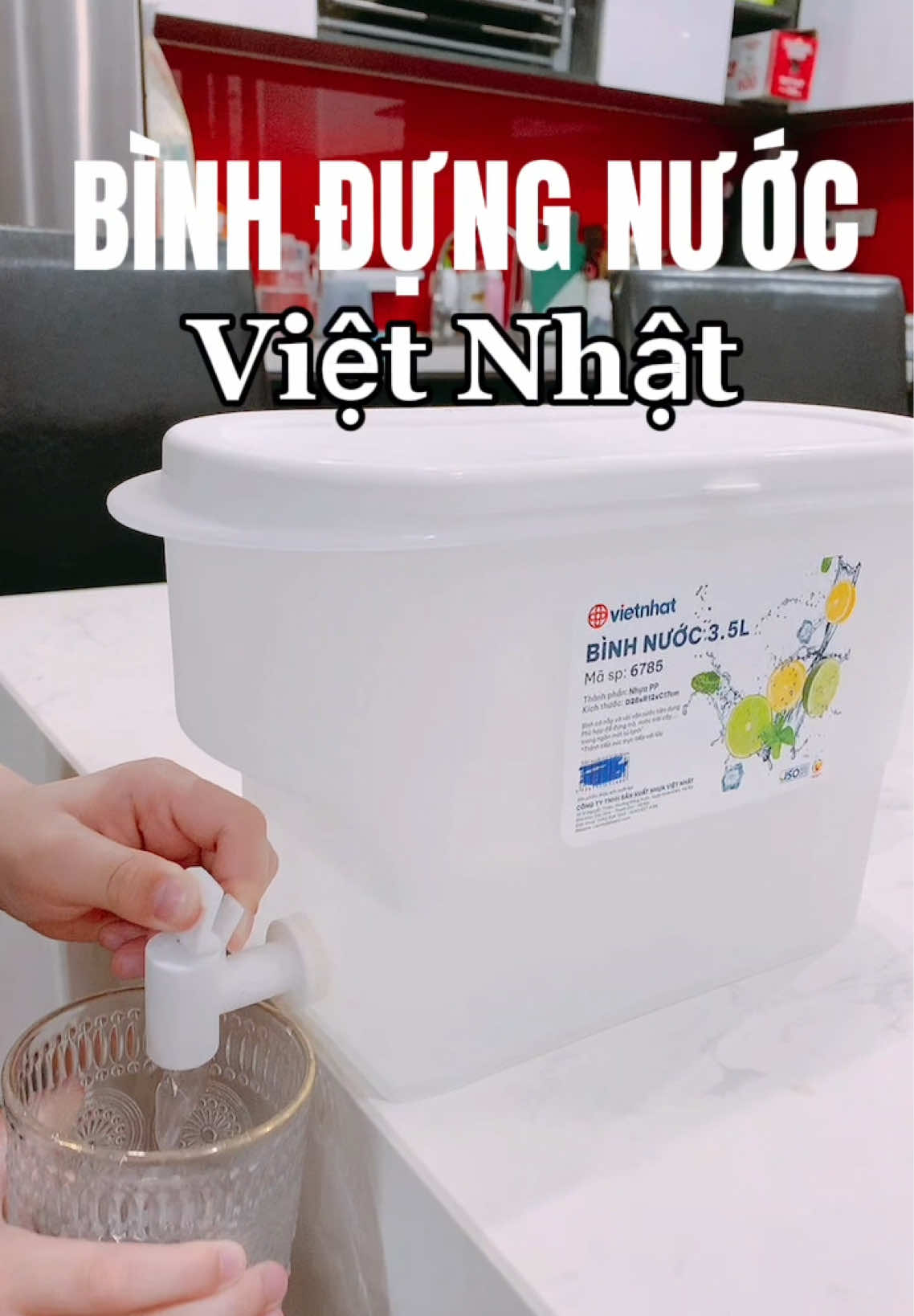 Bình nước Việt Nhật 3,5L siêu tiên, các bác sắm về dùng cho tiện nhé! #binhnuocdetulanh #binhnuocdetulanhcovoi #binhnuoctulanh #vietnhat #review #topthinhhanh #meoreview999 #topbanchay 