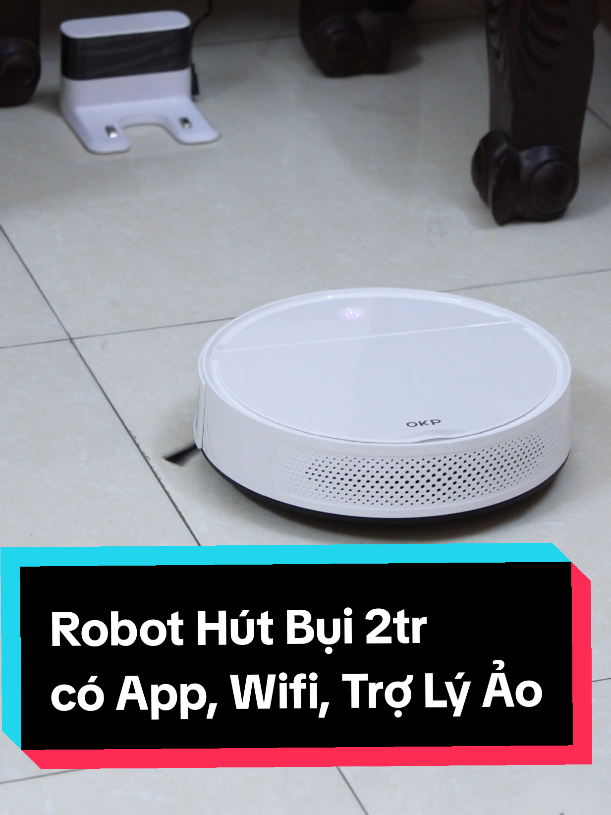 từng ngày sắm con robot hút bụi này mình cũng nhàn ra phết  #robot #robothutbui #mayhutbui #okp #okpk5p #okpk5pro #robothutbuithongminh #mayhutbuikhongday #mayhutbuicamtay #bin29x3 