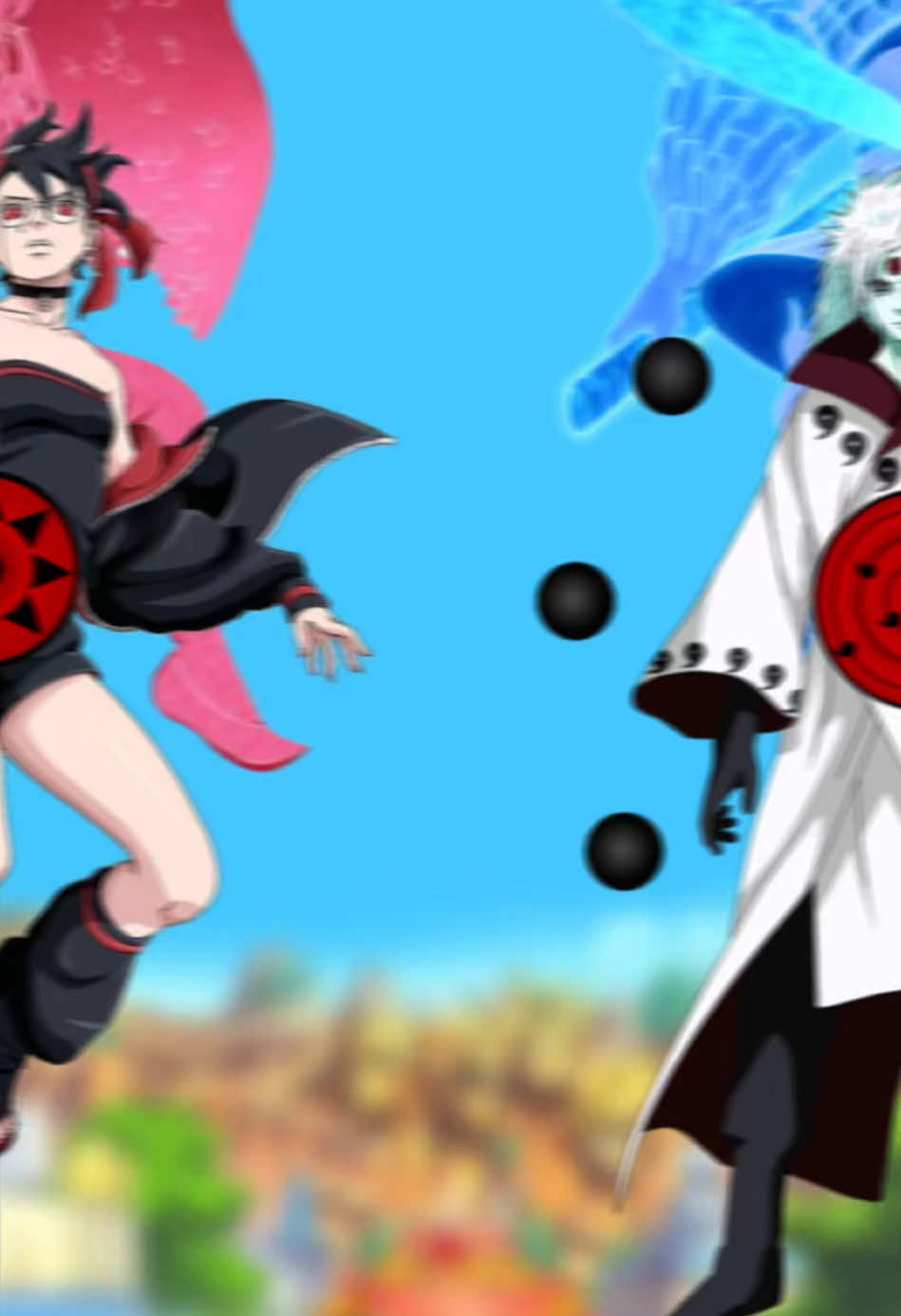 Sarada vs madara #sarada vs #madara #uchiha #narutoshippuden #borutonarutonextgenerations #Anime #viral #fyp