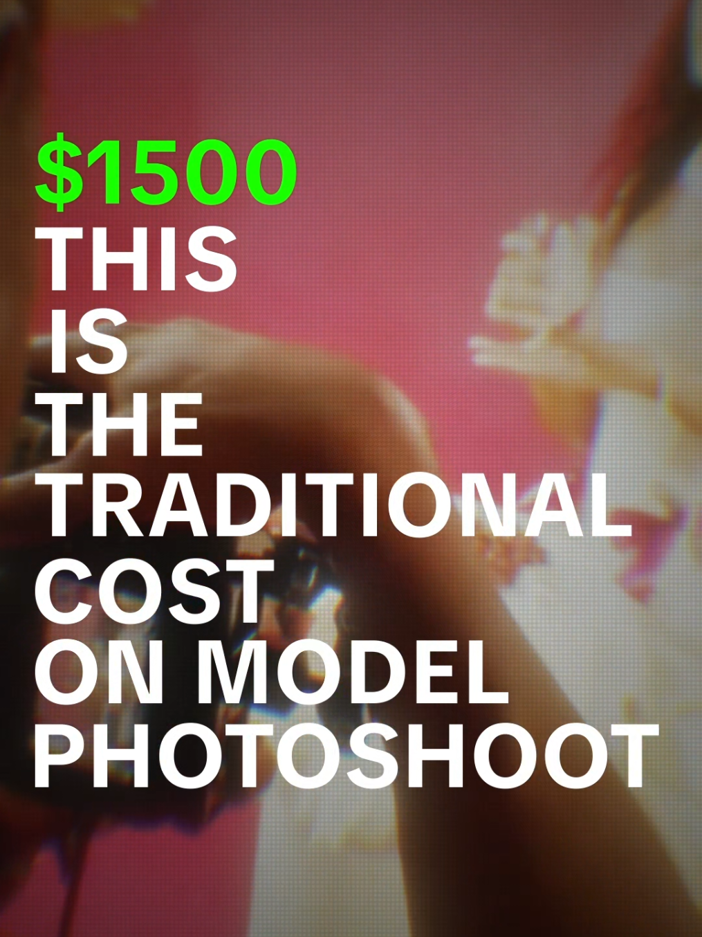 Traditional cost of a photoshoot vs using AI FRAME #fyp #fashion #aiframe #fashionphotography #fashionmarketing #ecommerce 