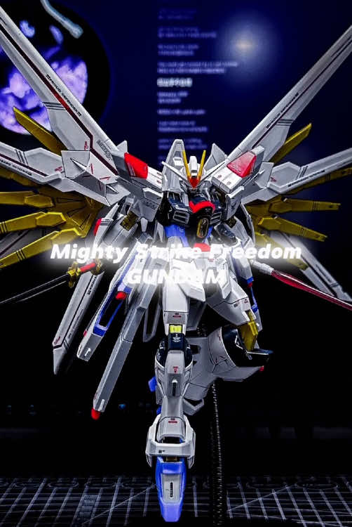 Mighty Strike Freedom Gundam xfs hg #gundam #gunpla #plamo #toys #gundamtiktok #gundamseed 