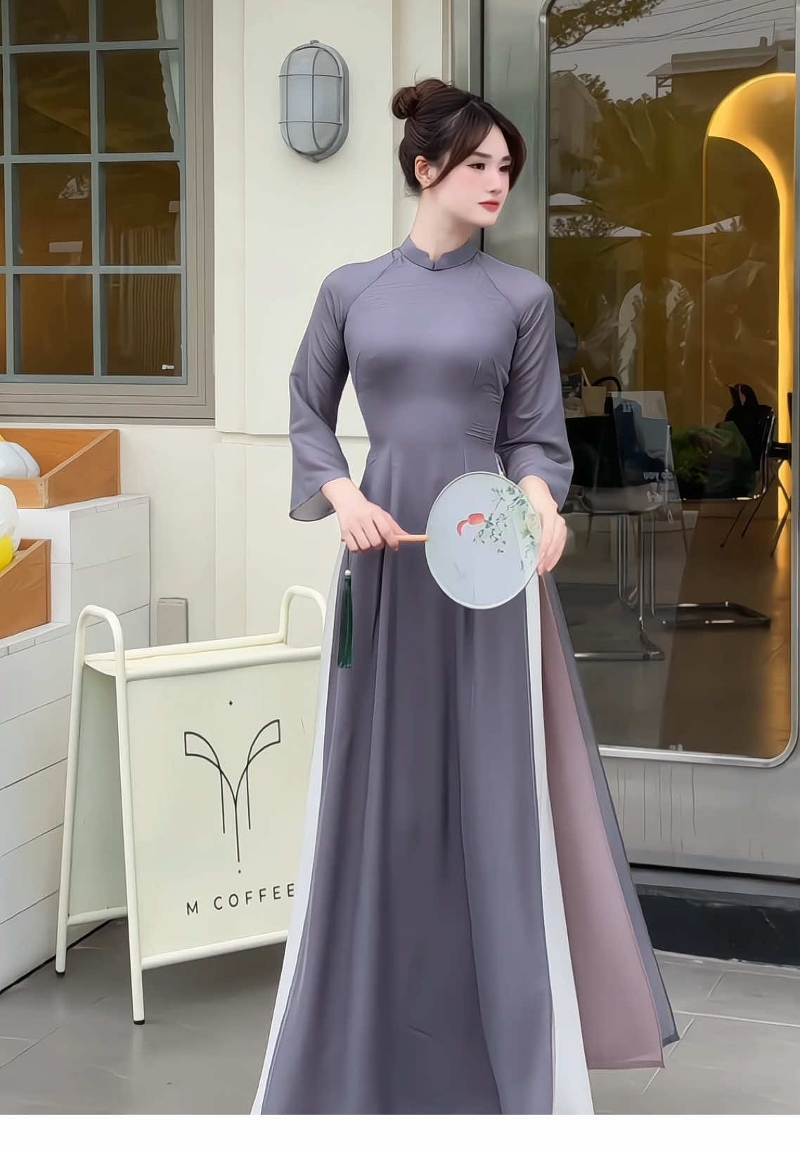 Màu siêu hiếm 2 lớp 4 tà ạ #aodaidanang #fatralydn #aodaivietnam #xuhuongtiktok #trending #xuhuong 