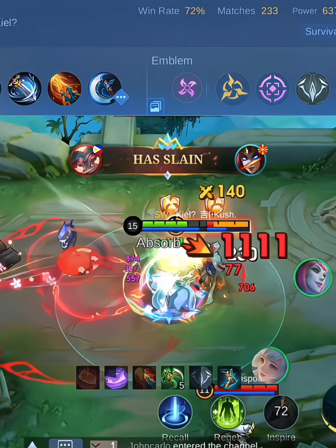 too bad I haven't tried creation camp yet, I heard it will be removed soon😮‍💨 #mlbb #mobilelegends #kielzilong #topglobal #zilong #mlbbphbo 