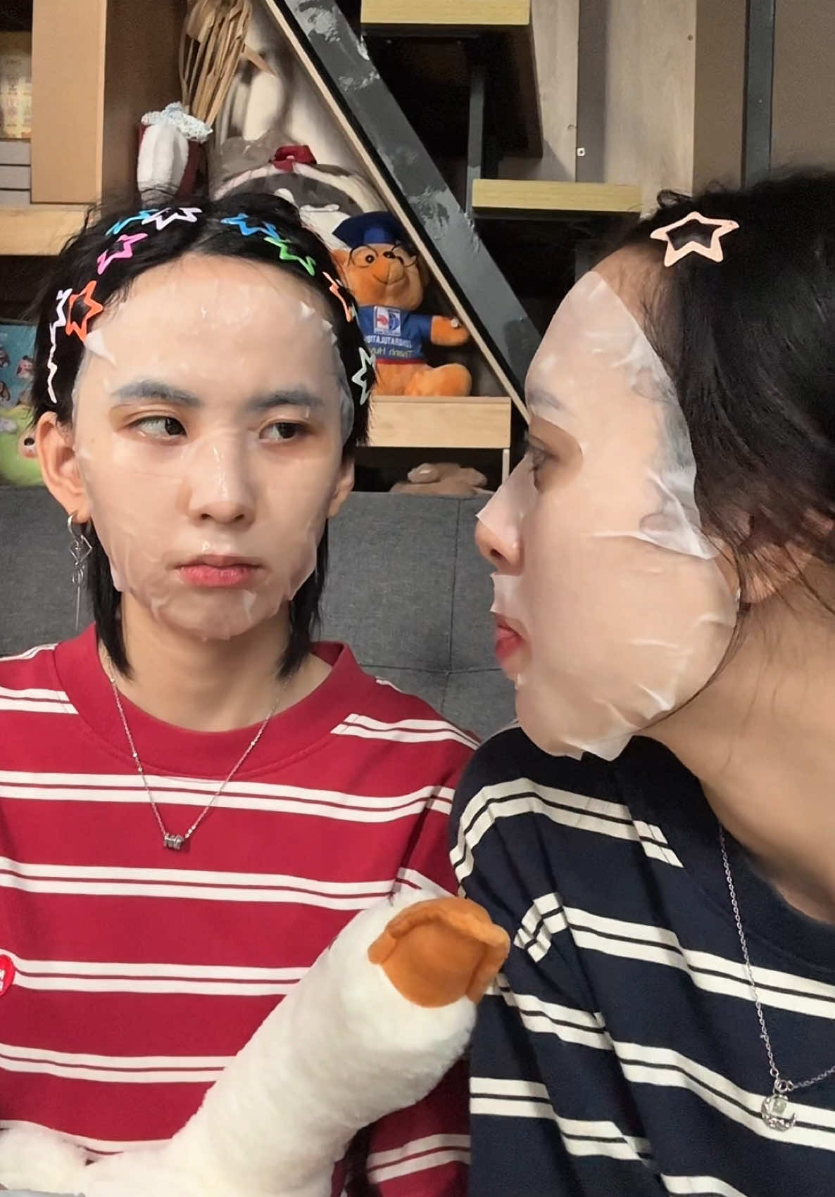 Ổn da, ổn cả tình yêu 😺🐰 @Rabiz🐰 #gookin #maskdopamine #moonsoshy #tomboy #couple #bachhop  