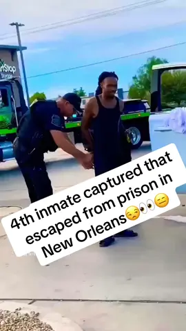 4th inmate captured that escaped from New Orleans prison #inmateCatured #neworleansprisoners #escaped   HELP ME REACH 10k followers plz😇🙏