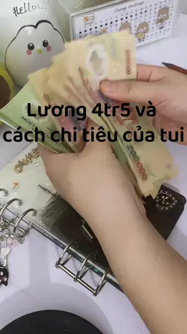 Lương vìa và lập chi tiêu cùng tui nhe#savingmoney #tietkiem #xuhuong #fypシ #dun 