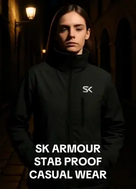 Safety meets style! 🔥   The SK Armour Stab-Proof Jacket gives you next-level protection—without sacrificing your look. 💥   ✅ Stab-resistant & ultra-durable ✅ Lightweight & comfortable   ✅ Unisex fit for any vibe   Whether you're hitting the streets or just staying sharp, this jacket’s got you covered—literally. 😎   Drop a 🔥 if you’d rock this or tag someone who needs it!   #SKArmou r #StabProof #UrbanSafety #Streetwear #ProtectiveFashion #StaySafeStayStylish #SafetyFirst #Kevlar #WearableTech  Find out more on www.skarmour.com