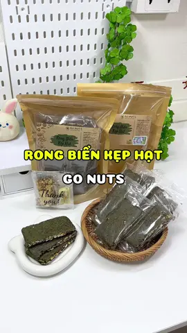 Rong biển kẹp hạt Go Nuts #minhlaanh0410 #xuhuong #review #foodreview #rongbienkephat #rongbienkephatdinhduong #gonuts 