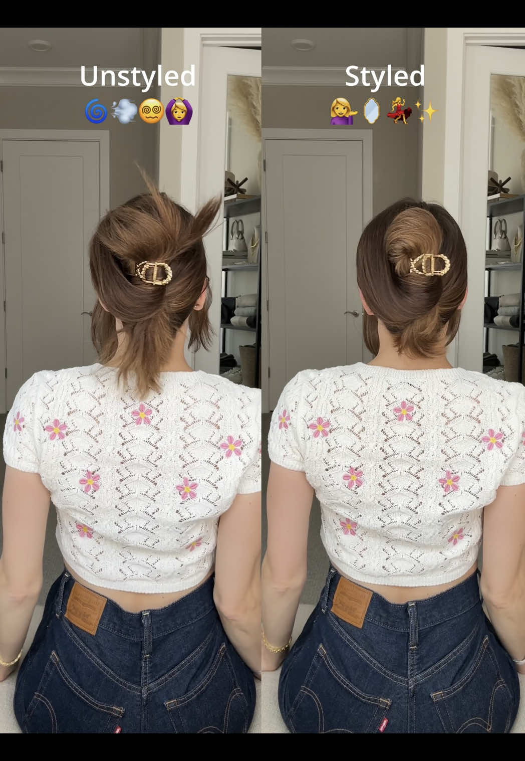 Team Unstyled or Team Styled? 💁‍♀️ #wavytalk #hair #wavytalkpartner #hairstyles #blowout