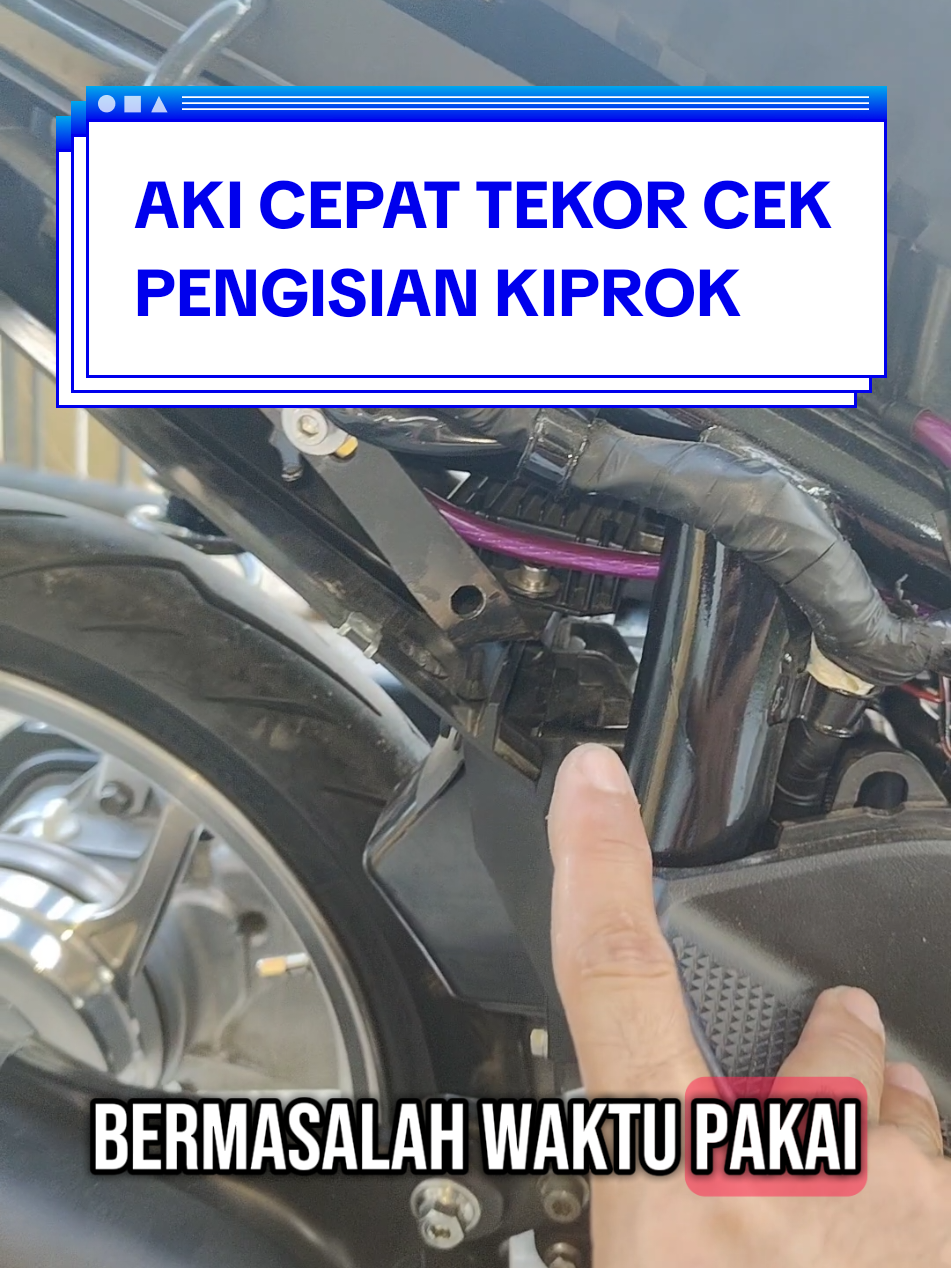 Membalas @fchsngn penyebab aki tekor bisa dari pengisian di motor tidak normal , cek bagian kiprok nya #miosporty #miosmile #mioproper #mio #miomodifikasi 