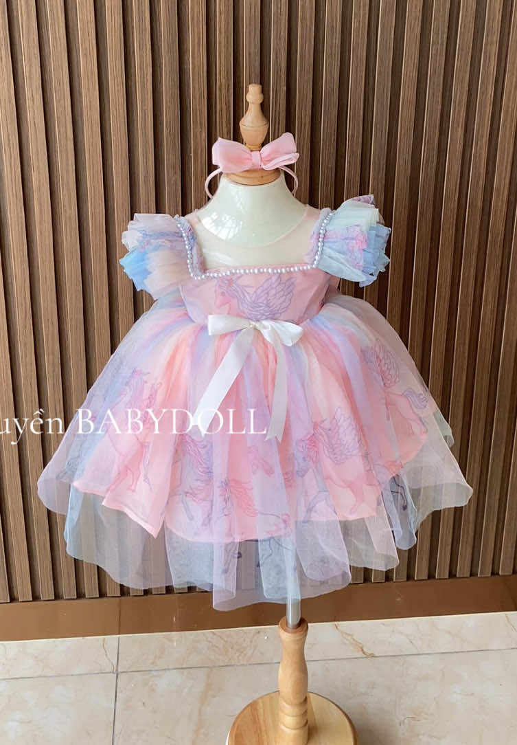 Váy xinh hoạ tiết pony cho bé🥰