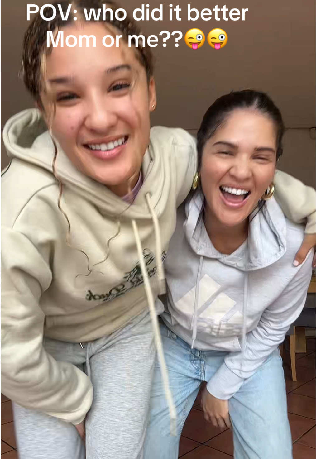 Sunday silliness with mama bear #fyppppppppppppppppppppppp #OOTD #fyp #4you #xyzabc #momanddaughter #abcxyz #relatable #momanddaughtergoals #hoodie 