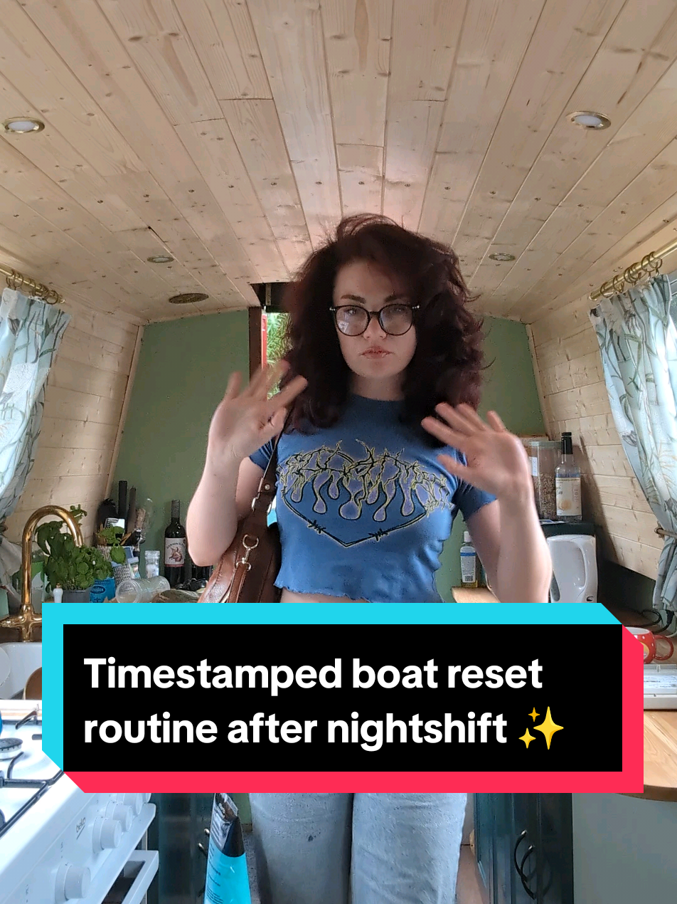Timestamped boat reset routine after a nightshift ✨ I rushed out and left the boat in a bit of a mess, so I wanted to clean and tidy before heading to bed. I love that I can clean my home in under an hour 😂 Have any boat related questions? Drop them in the comments and I'll answer as many as I can!  If you enjoy my content you can support me by liking, commenting, saving or sharing or via the Amazon wishlist link in my bio!  #renovationseries #renovationproject #renovation #reno #canalboatlife #canal #narrowboattiktok #boatlifestyle #boatlife #boating #boat #barge #canalboat #narrowboat #wishlist #amazon #ditl #routine #timestamped #clean #CleanTok #beforeandafter 