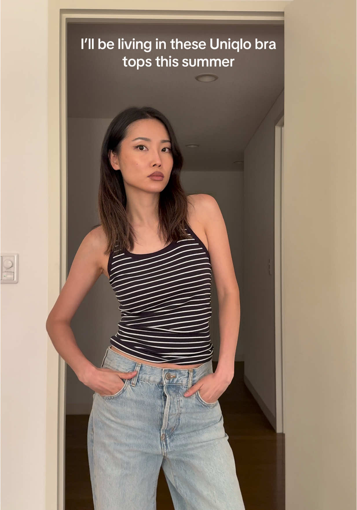 Need in every color #fy #fypp #outfitinspo #fashiontiktok #dailyoutfit #uniqlohaul #uniqlotop #summeroutfit 