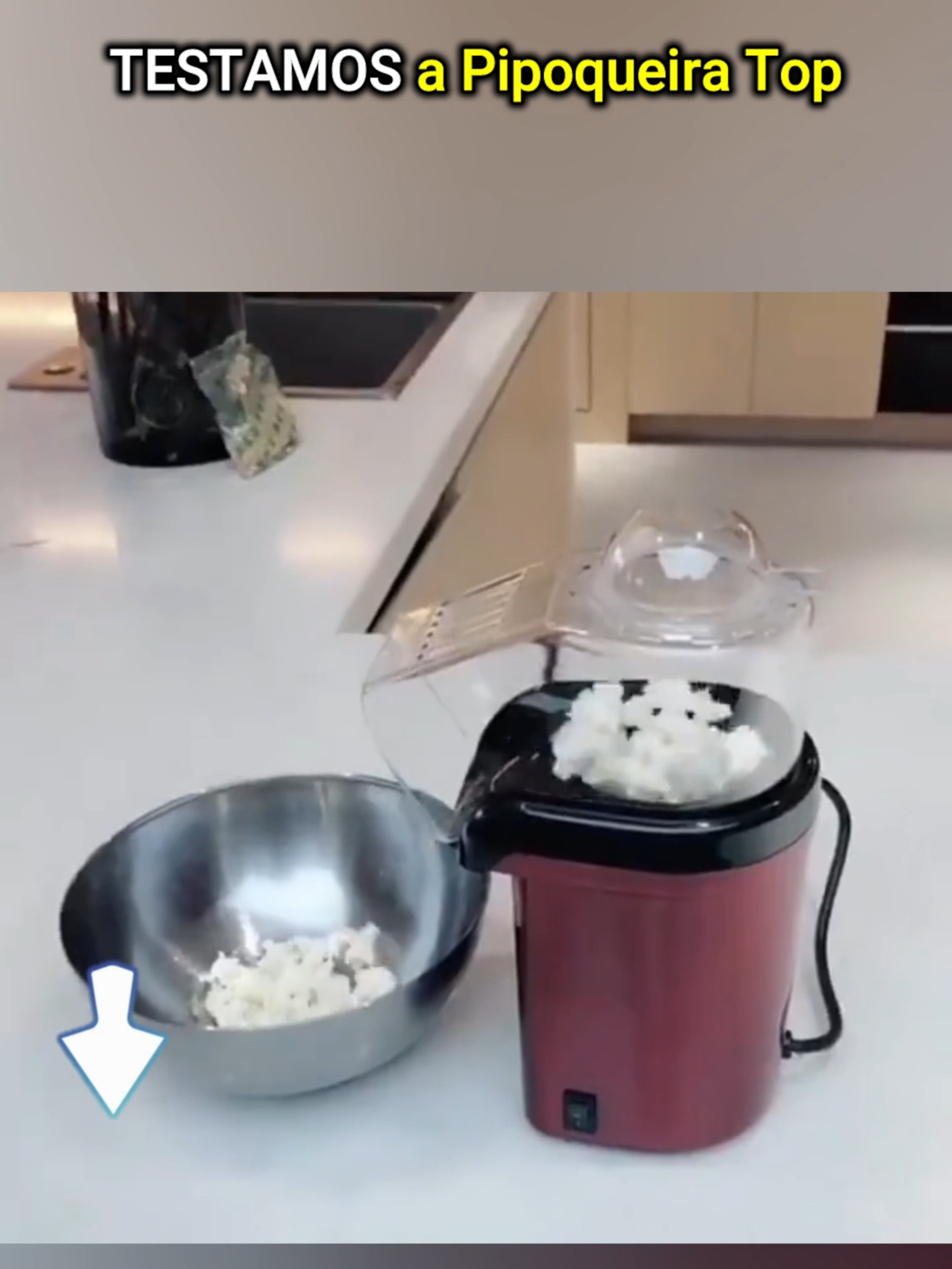 Pipoqueira Elétrica Sem Óleo #TikTokShop