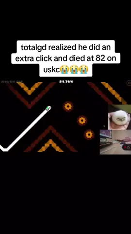 (Uhh forget abt the title totalgd is a female) all that just to die at the easy ship part, this is one of the worst fails in gd history abd i feel bad for her💔💔💔 #geometrydash #fyp #clips 