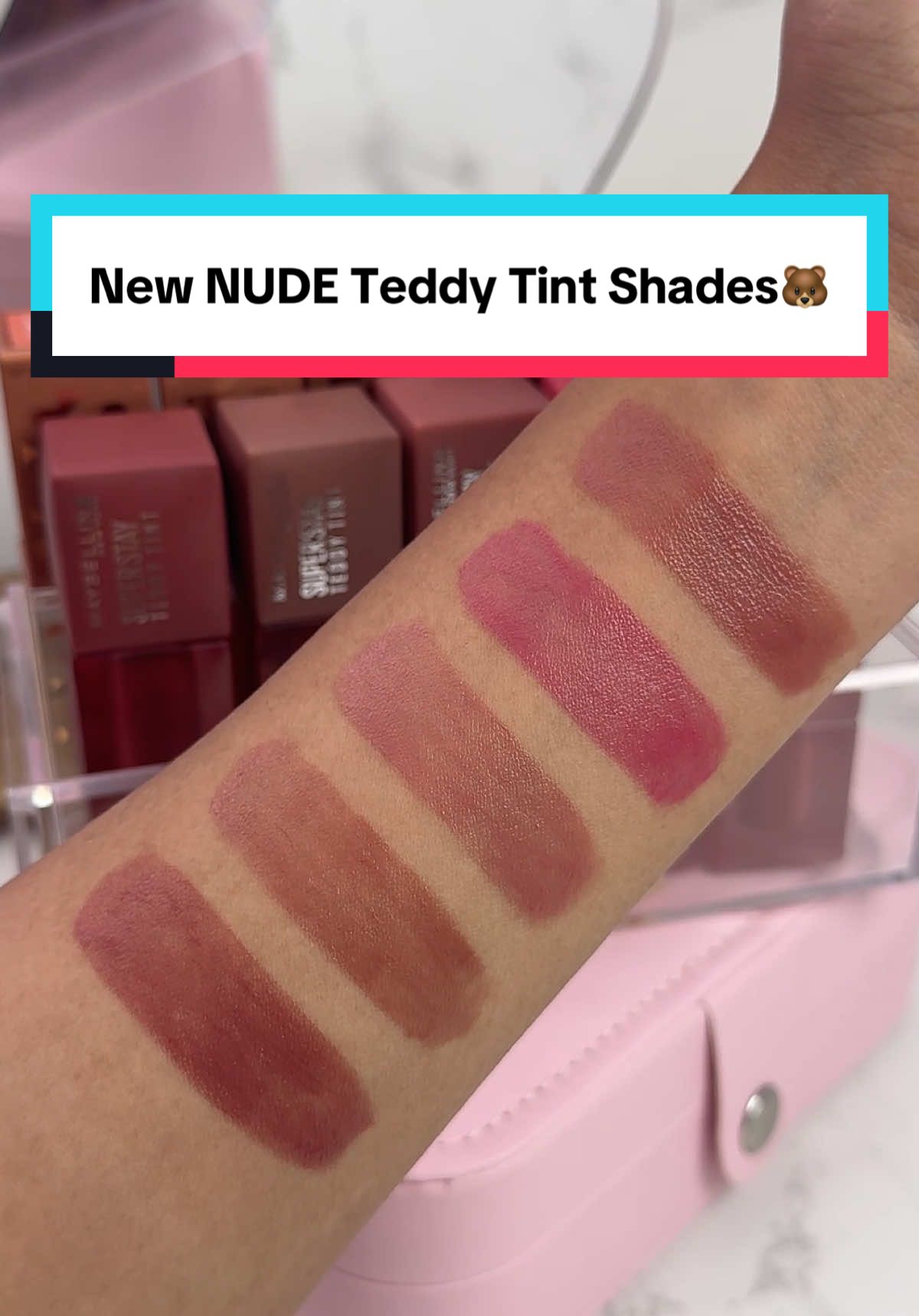 5 new Teddy Tint shades just dropped! 🧸💄 Mana satu korang suka? 🐻NEW Teddy Tint Shades🐻 Soft Era🫧 Petalcore🌷 Current Mood 😚 Buffed Out 🫶 Heart Locket💘 #maybelline #maybellinemy #maybellinemalaysia  #maybellinesuperstayteddytint #superstayteddytint #FYP #liptint #nudeliptint #liptintswatch #liptintrecommendation