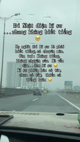 Đơn kỹ sư đấy… May quá là chào hỏi cơ bản vẫn oke :))) Ai đi Nhật diện kỹ sư mà không biết tiếng giống tôi không? #Thanhkhonghoanhao #japan #viral #fyp 