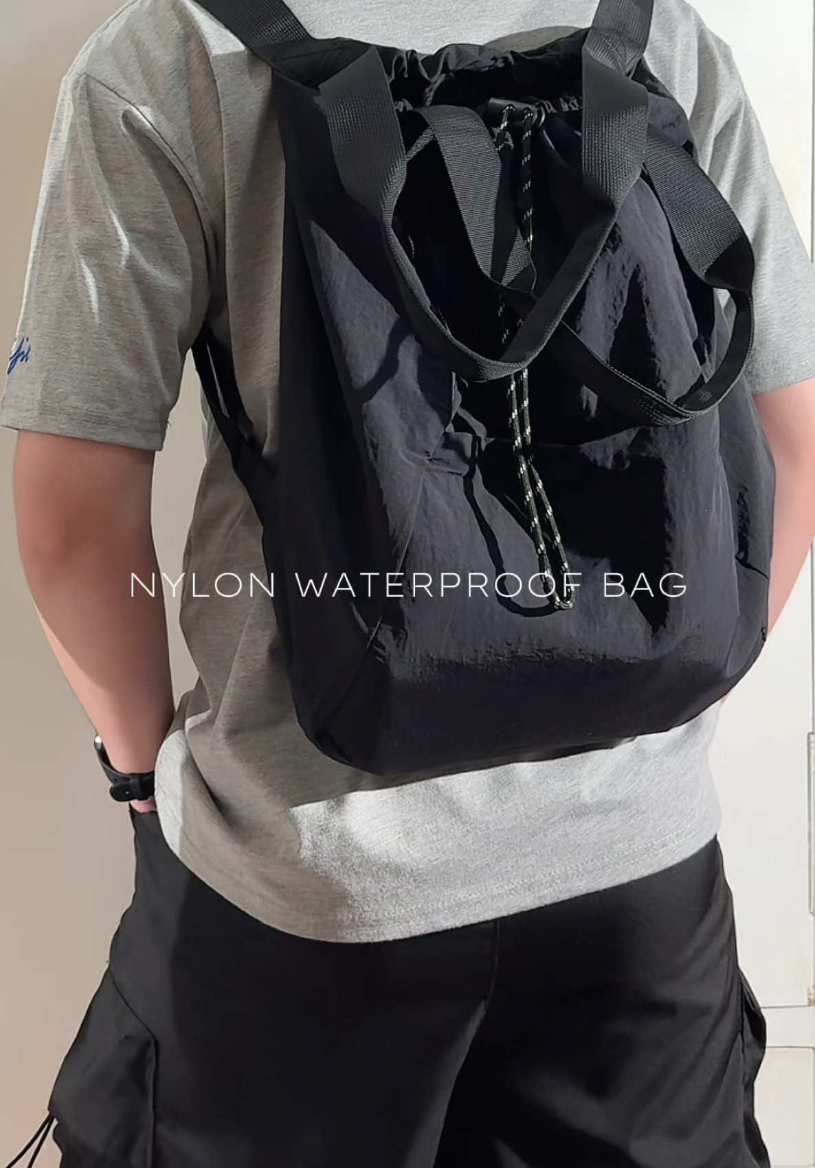 Nylon Waterproof Bag | Shoulder Bag Backpack #bag #backpack #shoulderbag #waterproofbag 