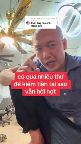 Trả lời @cuTao' Hàng Thiết kế có quá nhiều thứ để kiếm tiền tại sao vẫn hời hợt 
