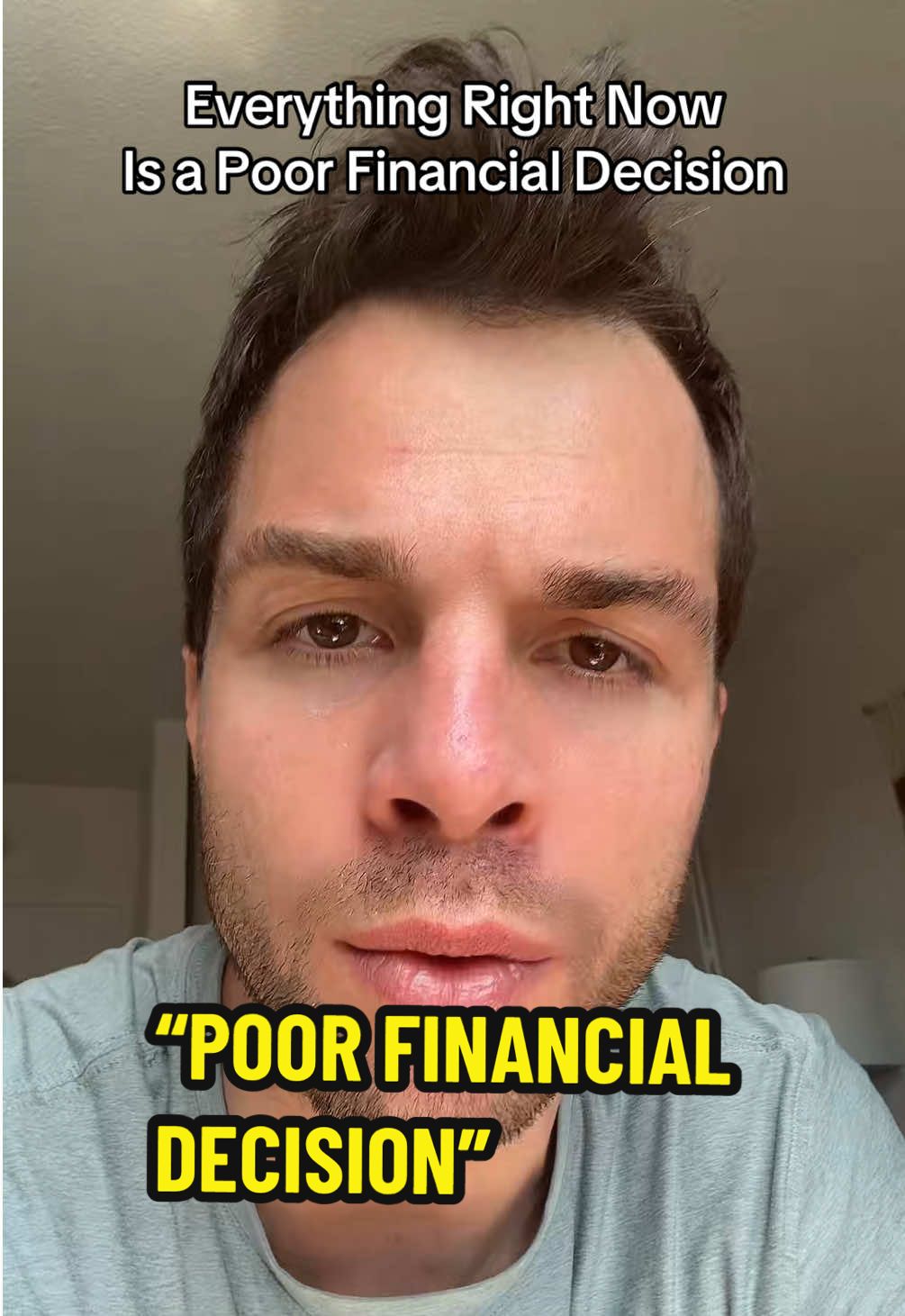 Everything is a poor financial decision #economy #costofliving #inflation 