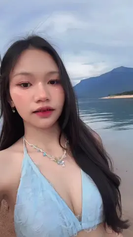 Thit la trip🥹🩵 #ດອນພູວຽງ #ທະເລລາວ🌊🌧️  #ทะเลลาว🇱🇦 