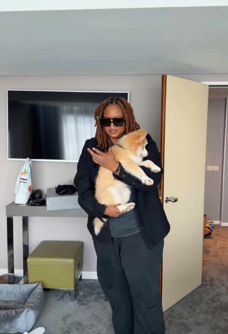 Aloha x Bri ❤️🐕 #pomskypuppy 