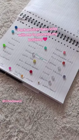 Pack a fake order with me to promote my small business!💗☺️! I would really appreciate you guys liking and following💗, my videos havent been getting alot of likes lately, i hope we can change that with this video!!💗🎊🧸 If anyone has questions, please dont hesitate and ask right away! #viral? #fakeorders #orderpackaging #SmallBusiness #fyp 