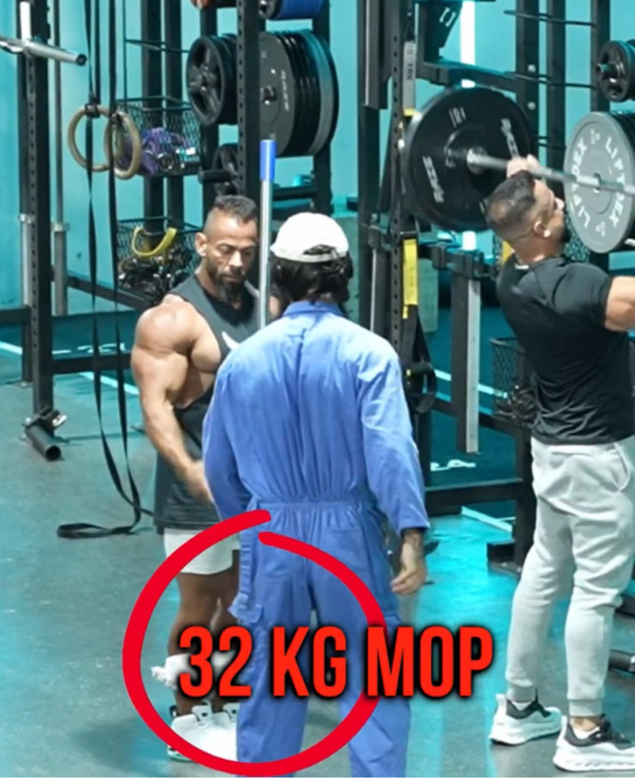 32kg Mop Anatoly #anatoly #anatolyprank #gymprank #powerlifter #fyp 