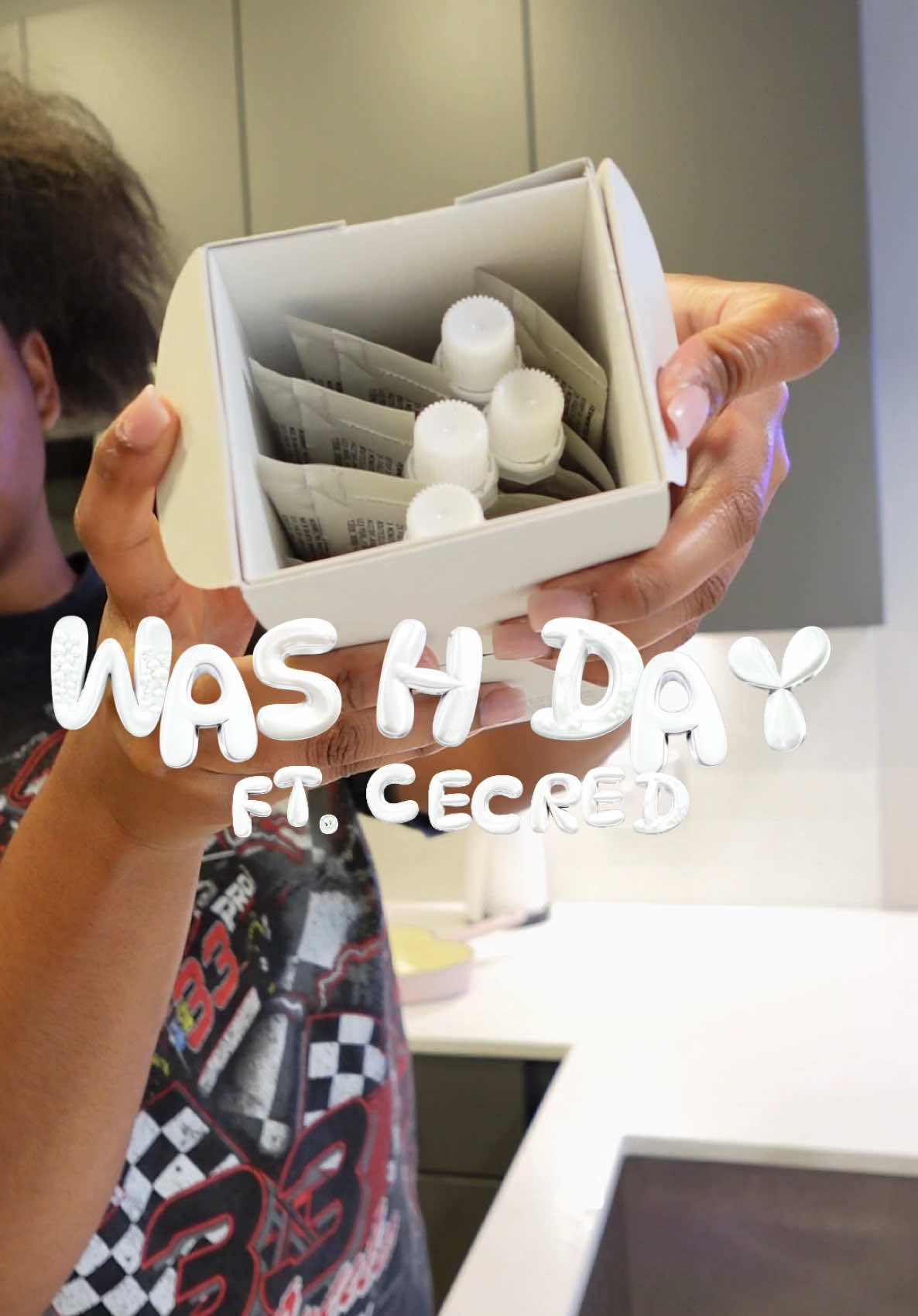 Wash Day ft. @CÉCRED 🤍 follow me for more hair care videos 👩🏽🩷#fyp#washday#hairinfluencer#yazmynswrld#yazmyn#iloveyazmyn#cecredbybeyonce#beyonce#trending#viral