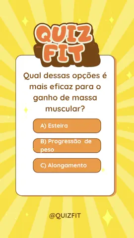 Boa tarde galera!🚀🚀 Mais uma perguntinha pra vcs ! Deixem nos comentários🧠✔️!#academia  #quiz  #Fitness 