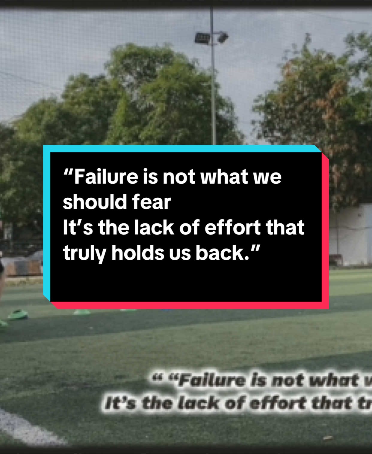Thất bại không đáng sợ, bản thân không cố gắng mới đáng sợ. Failure is not what we should fear It’s the lack of effort that truly holds us back.#l💪#football #footballkids #highlight #bongda #4yousport #suhuong 