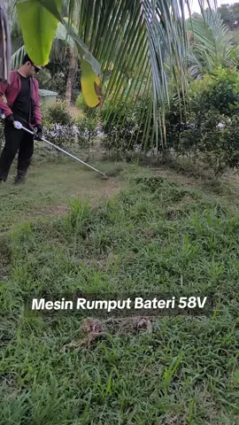 Mesin Rumput Bateri 58V #mesinrumput #potongrumput 